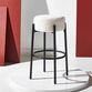 Barlow Metal and Boucle Backless Upholstered Barstool image number 1