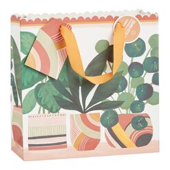 Square Potted Plants Gift Bag Set Of 2