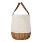 Picnic Time Promenade Beige Canvas and Willow Picnic Basket image number 3