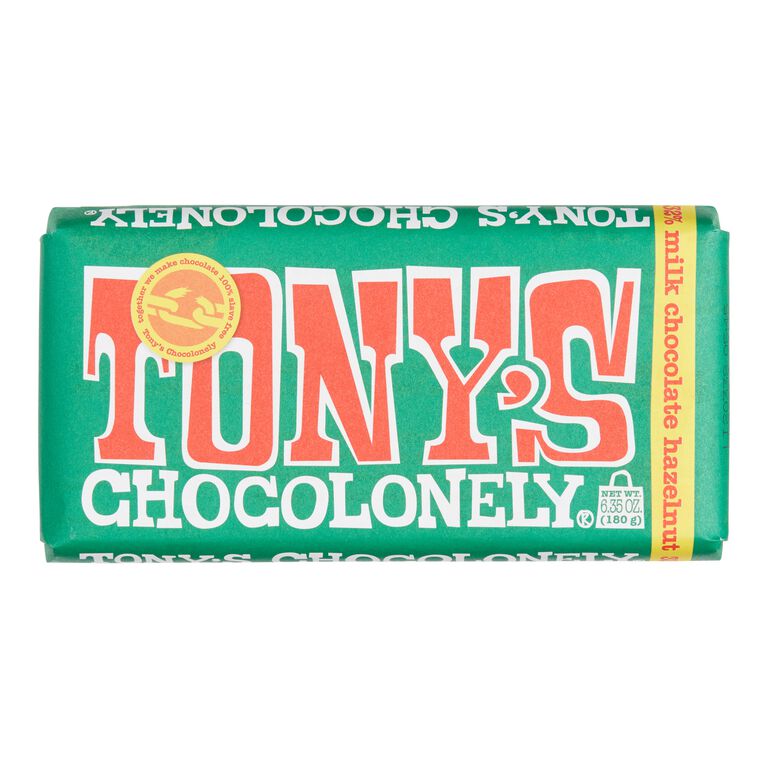 Tonys Chocolonely Hazelnut Milk Chocolate Bar image number 1