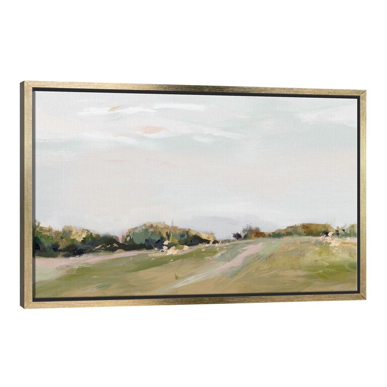 Golden Grasslands by Isabelle Z Framed Canvas Wall Art image number 3
