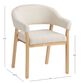 Dyanna Porcelain Upholstered Dining Chair Set of 2 image number 5