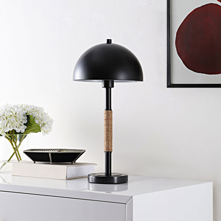 Abbey Metal Dome And Marble Base Table Lamp image number 4