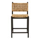 Amolea Wood and Rattan Counter Stool image number 1