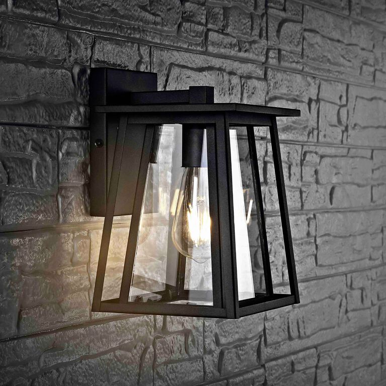 Stern Black Metal Outdoor Wall Sconce image number 2