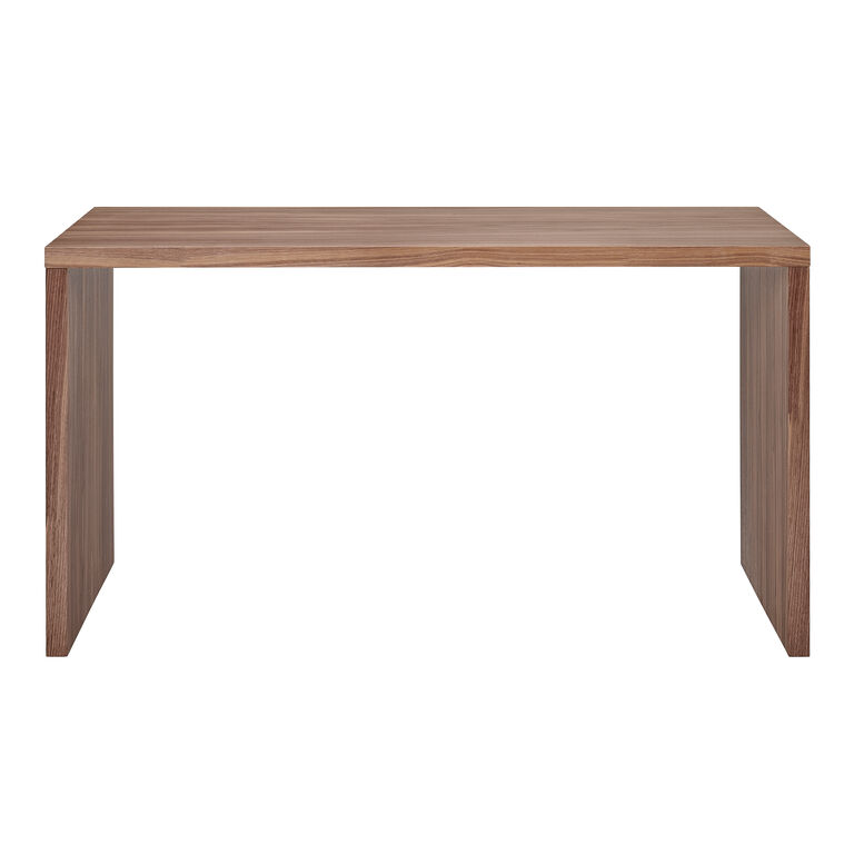 Stenhouse Walnut Brown Wood Modern Desk image number 3