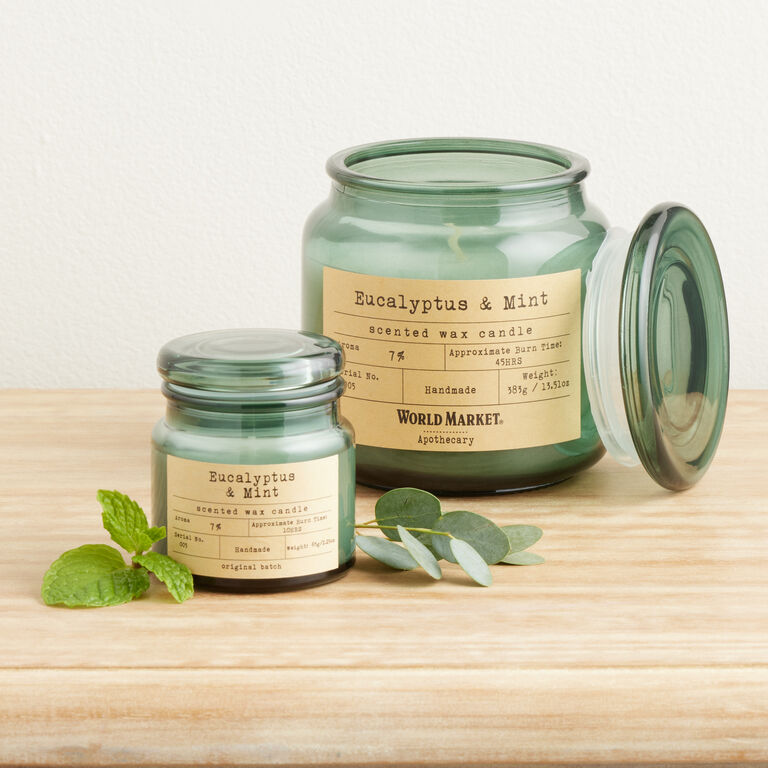 Apothecary Eucalyptus & Mint Scented Candle image number 1