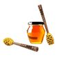 Prepara Silicone and Wood Honey Dipper image number 1