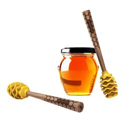 Prepara Silicone and Wood Honey Dipper
