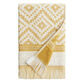 Indie Mustard Yellow Diamond Hand Towel