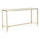 Nala Gold Metal And Glass Console Table image number 0