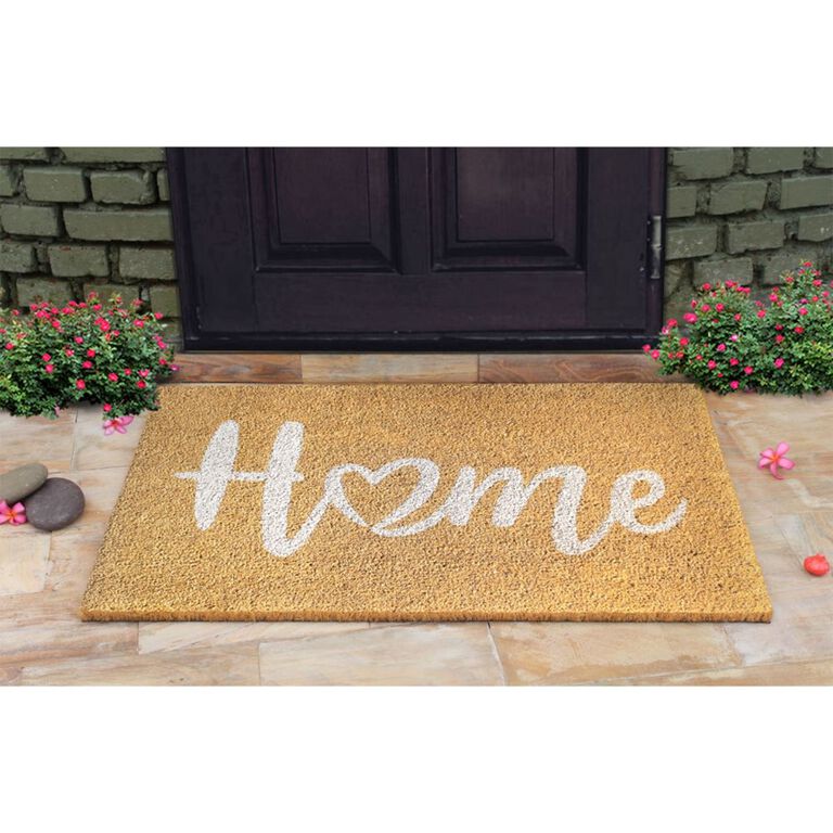 Home With a Heart Coir Doormat image number 2