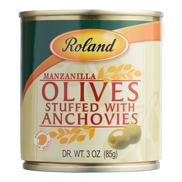Roland Green Olives Stuffed With Anchovies image number 1