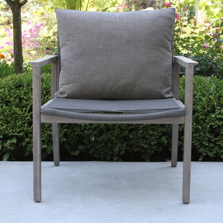Loft Gray Rope Outdoor Lounge Chair Set of 2 image number 3