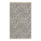 Gray and Ivory Leopard Print Hand Towel image number 2