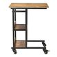 Hays Wood And Iron Rolling Desk With Shelves image number 1