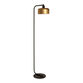Adelaide Brass and Blackened Bronze Two Tone Floor Lamp image number 0