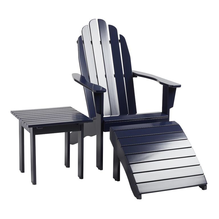 Slatted Wood Adirondack Chair image number 6