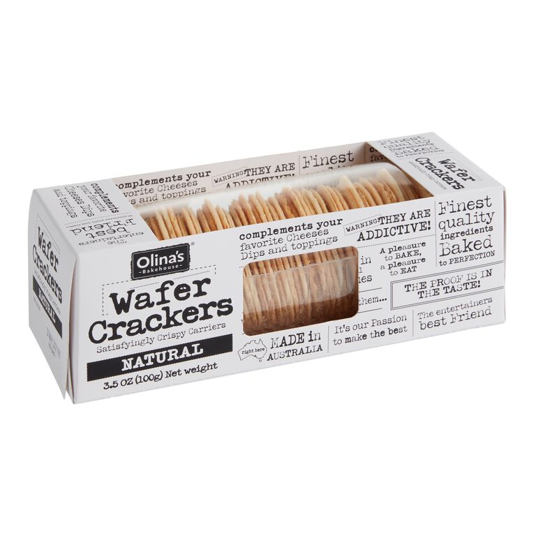 Olina's Natural Wafer Crackers image number 1