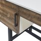 Lou Black And White Wood Desk With Storage image number 5