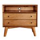 Brewton Large Acorn Wood Nightstand With Drawers image number 1