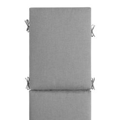 Sunbrella Slate Gray Cast Outdoor Chaise Lounge Cushion