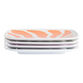 Tropicalia Square Abstract Melamine Appetizer Plate 4 Pack image number 2