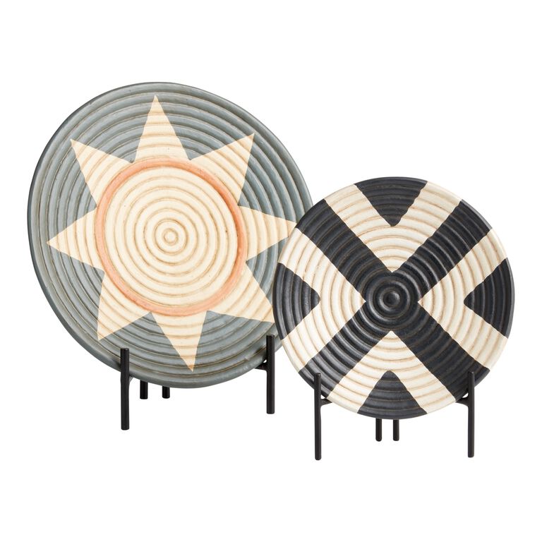 CRAFT Ecomix Patterned Plate on Stand image number 1