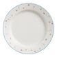 Bunny And Friends Blue Rim Appetizer Plate image number 0
