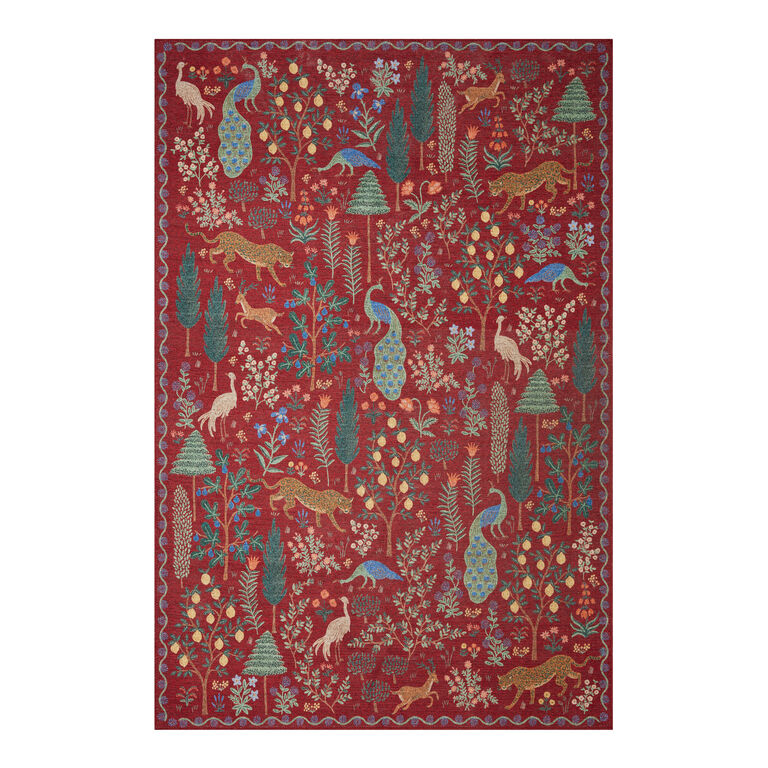 Rifle Paper Co. Menagerie Forest Area Rug image number 1