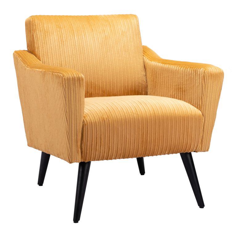 Bannister Corduroy Upholstered Chair image number 1