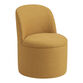 Mirah Round Upholstered Swivel Dining Chair image number 0
