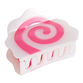 White And Pink Swirl Narutomaki Claw Clip image number 0