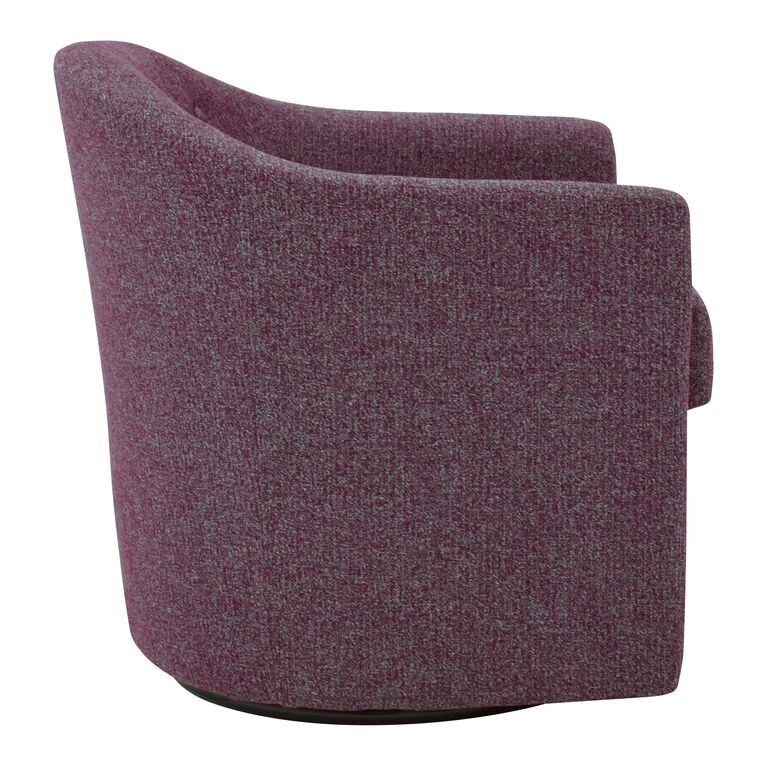 Albany Tufted Upholstered Swivel Chair image number 3