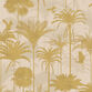 Gold Royal Palm Trees Peel And Stick Wallpaper image number 0