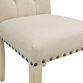 Addison Natural Tufted Upholstered Dining Chair Set of 2 image number 4