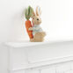 Natural Fiber Garden Rabbit With Carrot Decor image number 0