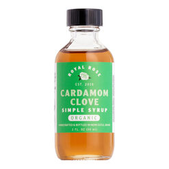 Royal Rose Mini Organic Cardamom Clove Simple Syrup