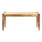 Astrud Wood and Rattan Cane Bench image number 0