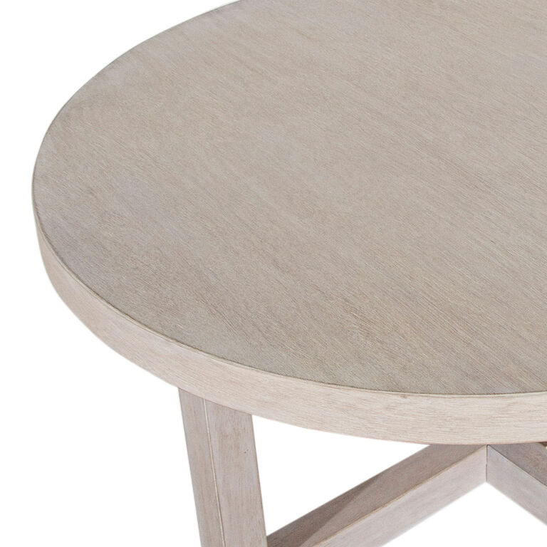 Astell Round Wood X Base Coffee Table image number 5