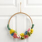 Felted Wool Floral Wreath image number 0