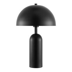 Nikolai Black Metal Dome Bottle Table Lamp