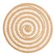 Round Natural Rattan Spiral Woven Placemat image number 0