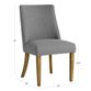 Hannah Upholstered Dining Chair 2 Piece Set image number 3