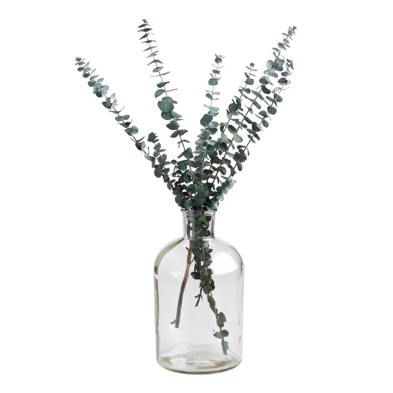 Wide Neck Clear Glass Vase image number 2