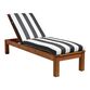 Sunbrella Cabana Stripe Outdoor Chaise Lounge Cushion image number 3