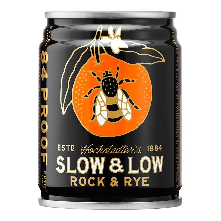Slow & Low Rock And Rye Liqueur 100ml Can image number 1