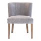 Vida Gray Corduroy Upholstered Dining Chair Set Of 2 image number 1