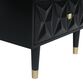 Porter Geometric Wood Nightstand With Drawers image number 4