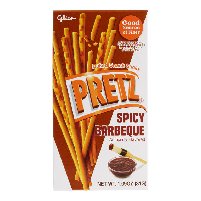 Glico Pretz Spicy Barbecue Snack Sticks image number 1
